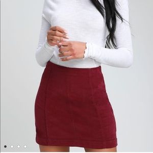Free people skirt
